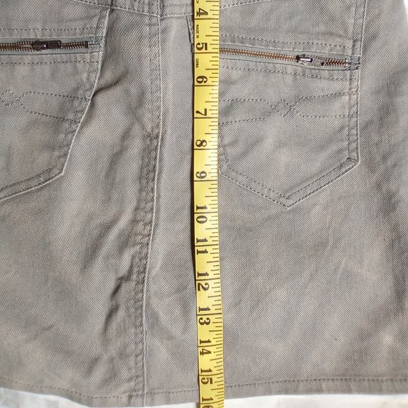 Mexx Grey Denim Mini Skirt, Size S - Picture 8 of 8